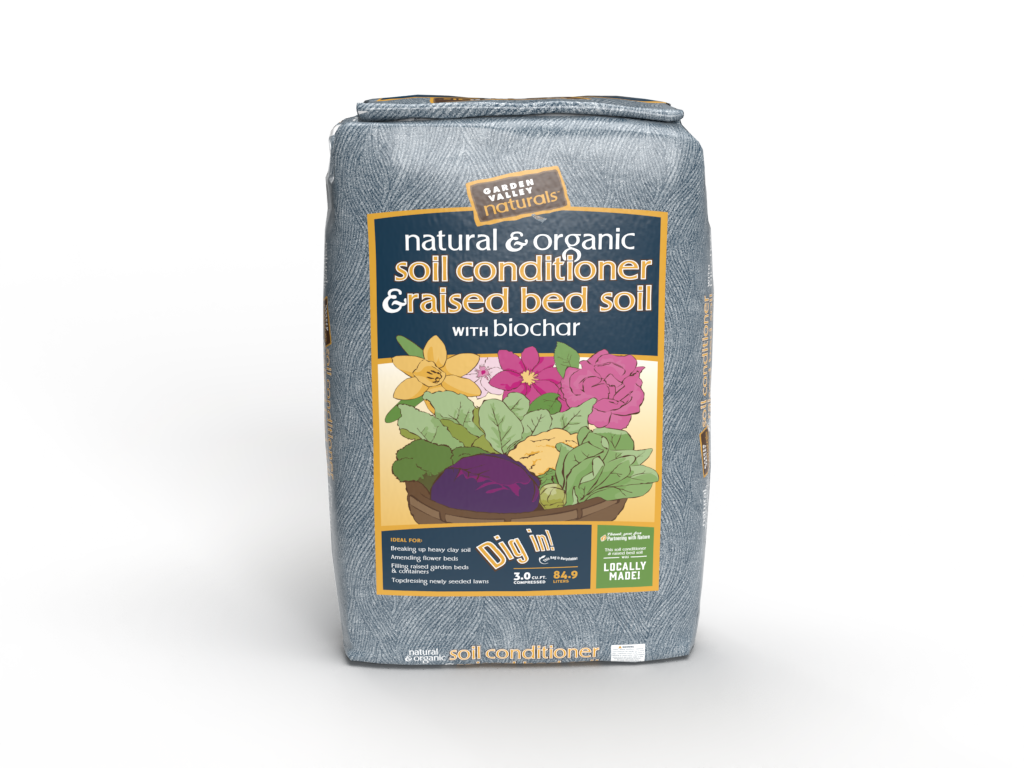 Natural & Organic Soil Conditioner & Raised Bed Soil with Biochar