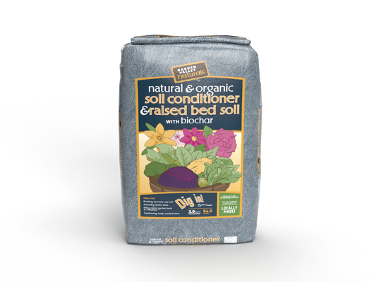 Natural & Organic Soil Conditioner & Raised Bed Soil with Biochar