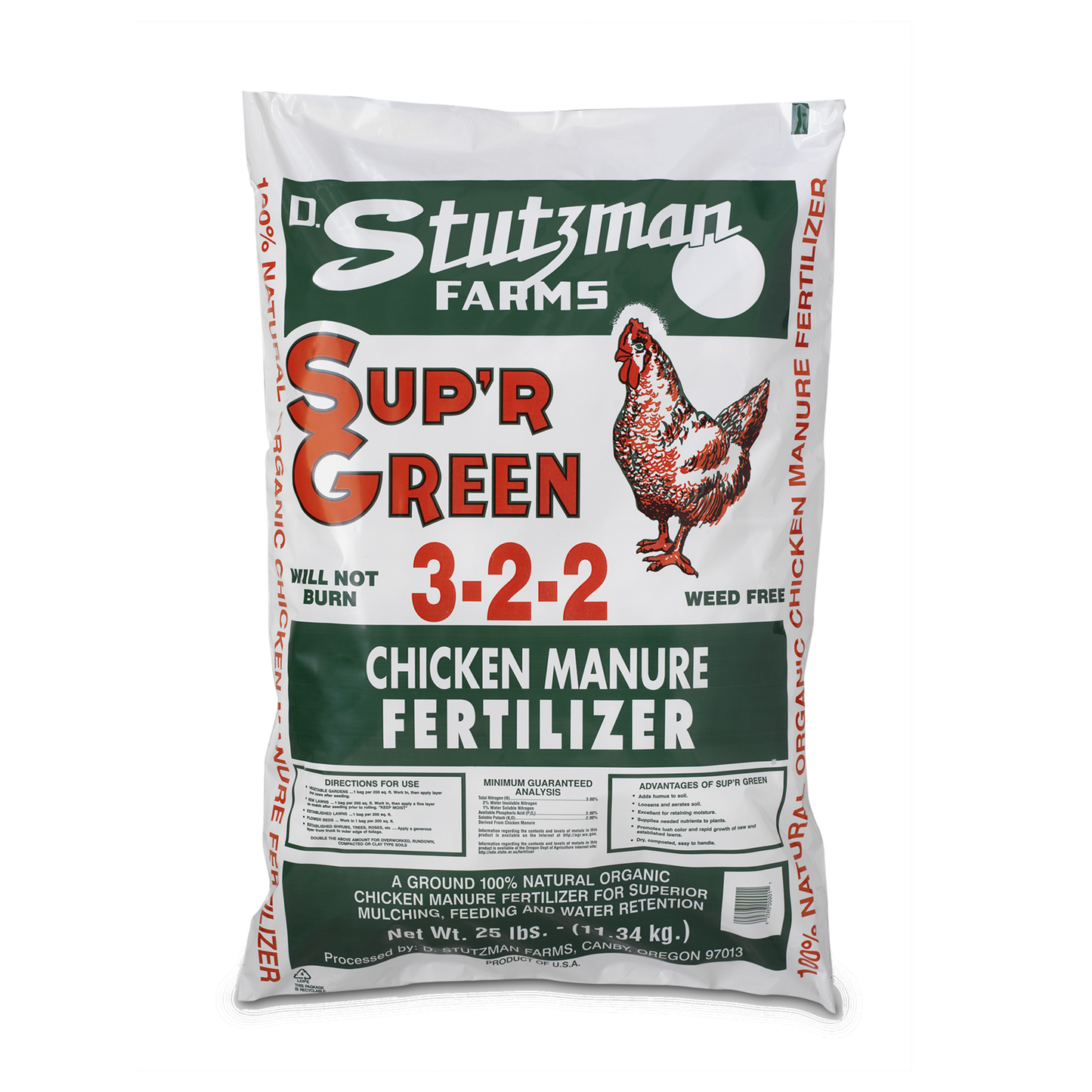 Sup'r Green Chicken Manure 3-2-2
